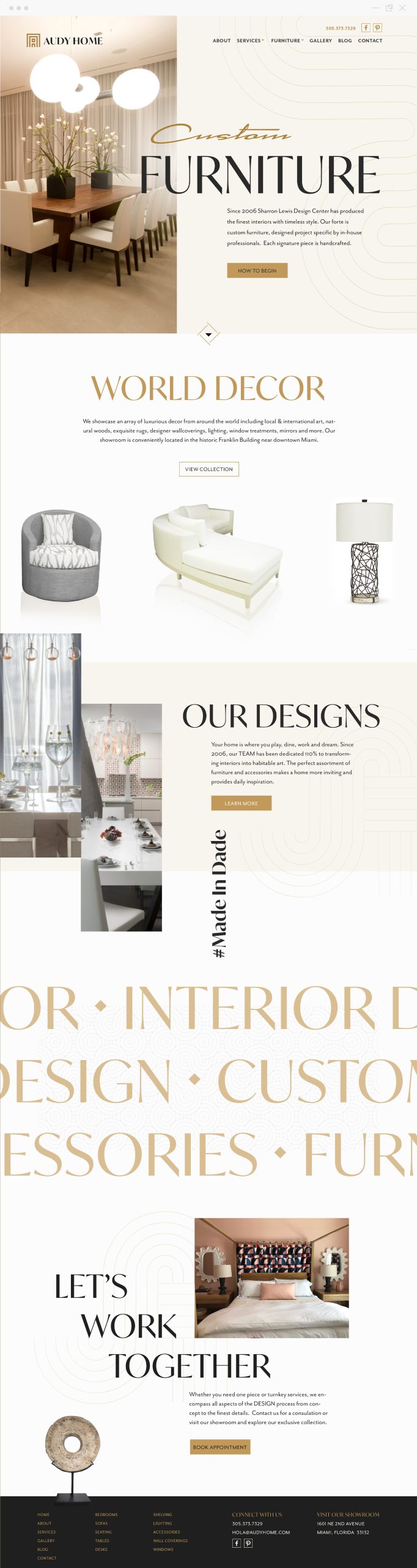 Audy Home Home Page Website Design